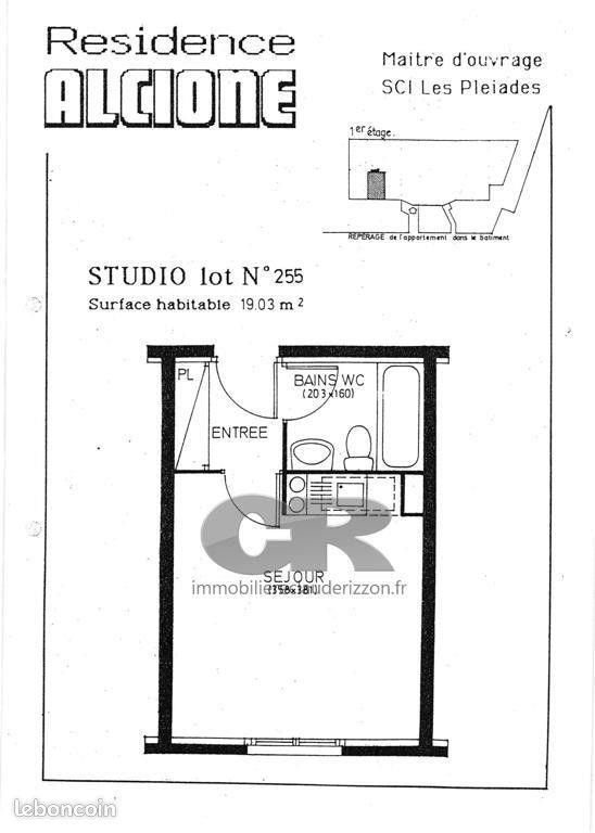 Appartement à louer, 19m², Metz
