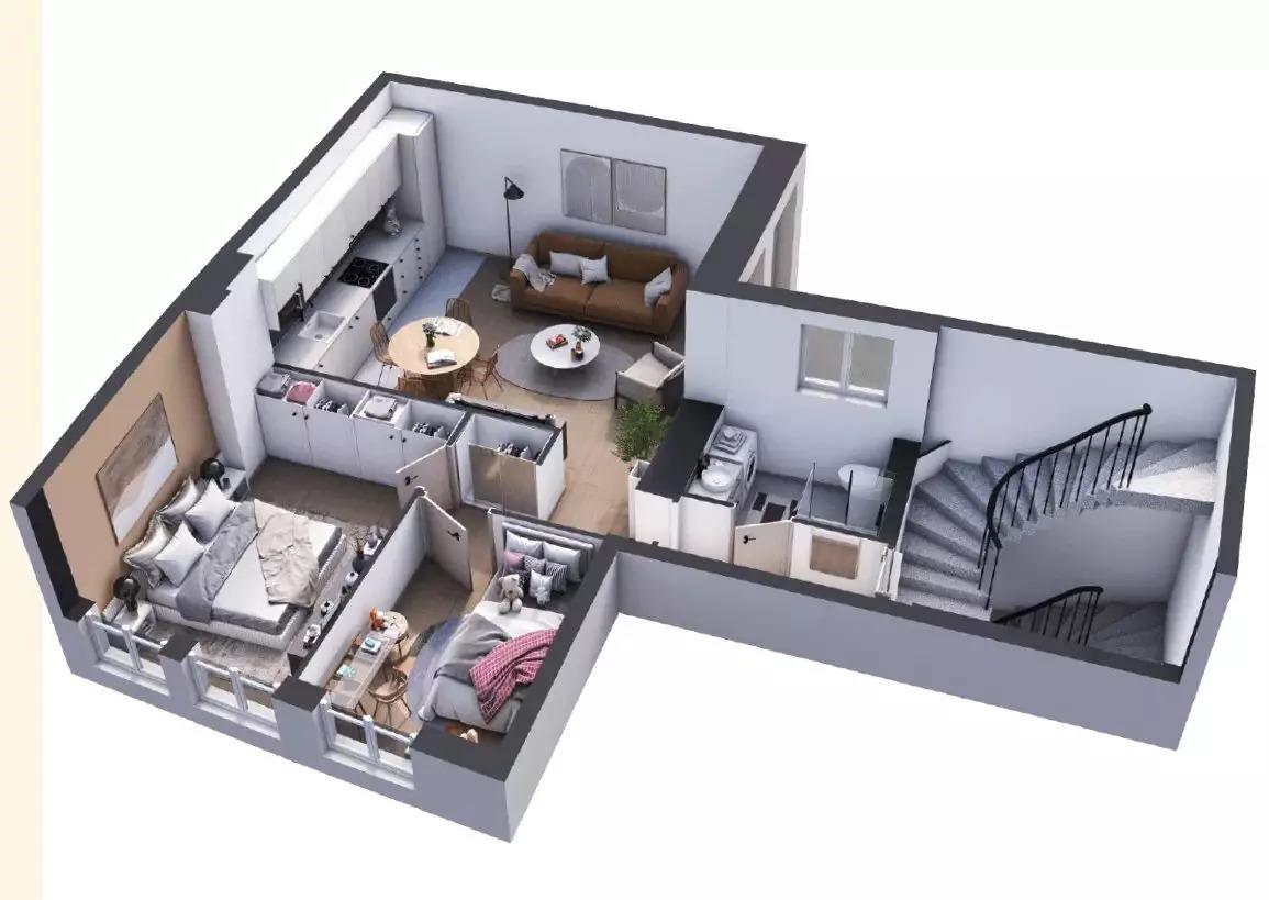 Appartement à vendre, 47m², Saint-Paul