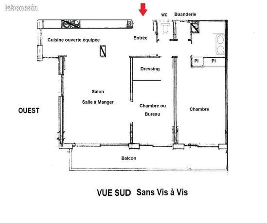 Appartement à louer, 72m², Paris 14ème