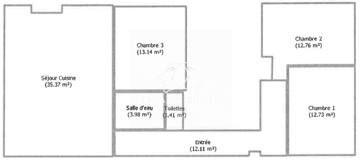 Appartement à vendre, 91m², Lyon 4ème