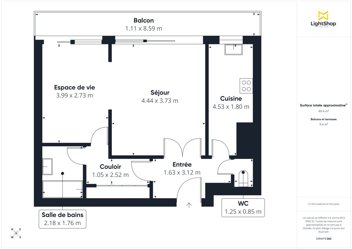 Appartement à vendre, 50m², Paris 15ème