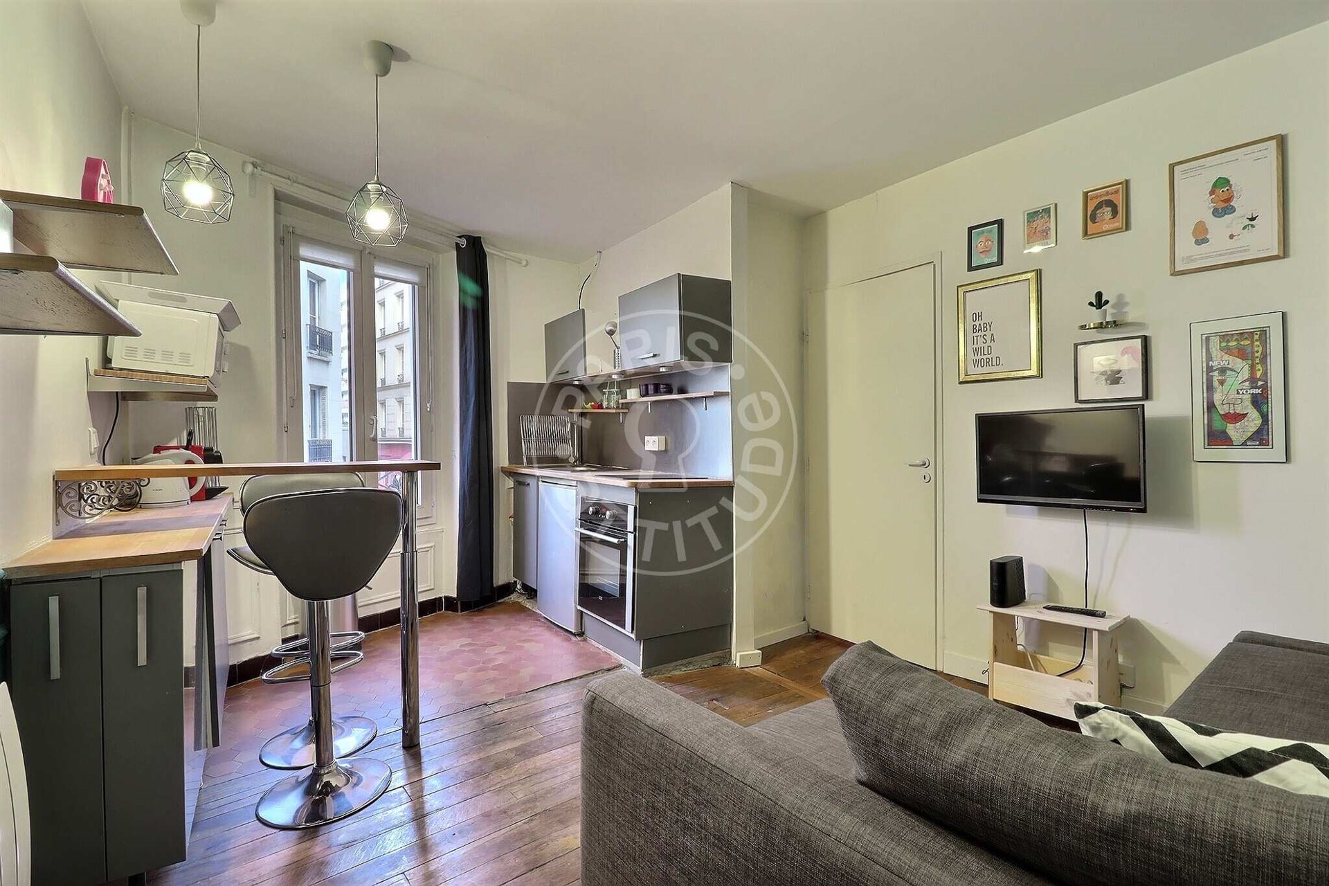 Appartement à louer, 27m², Paris 18ème