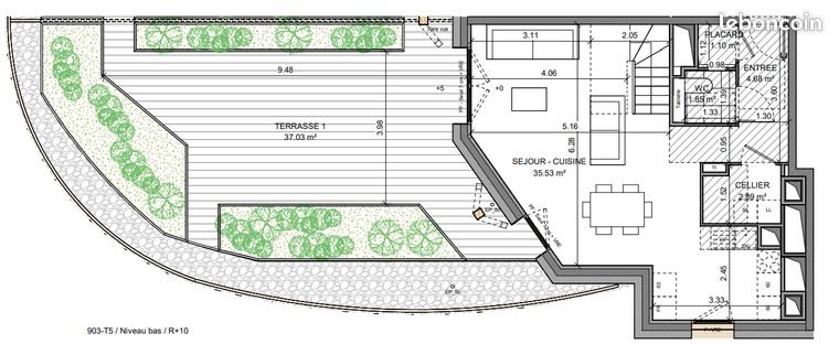Appartement à vendre, 107m², Rennes