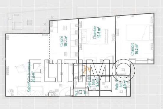 Appartement à vendre, 81m², Nice