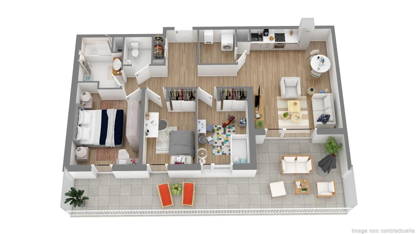 Appartement à louer, 79m², Rouen