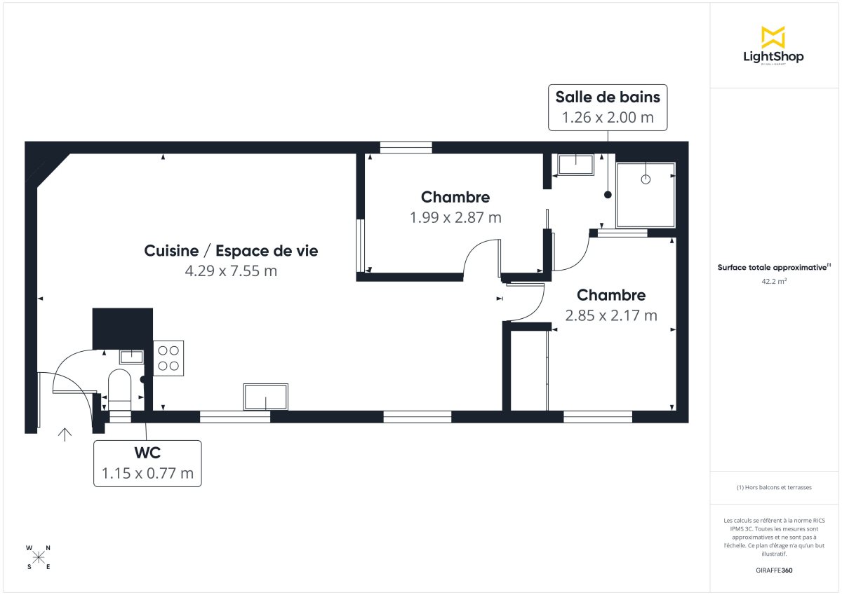 Appartement à vendre, 43m², Boulogne-Billancourt