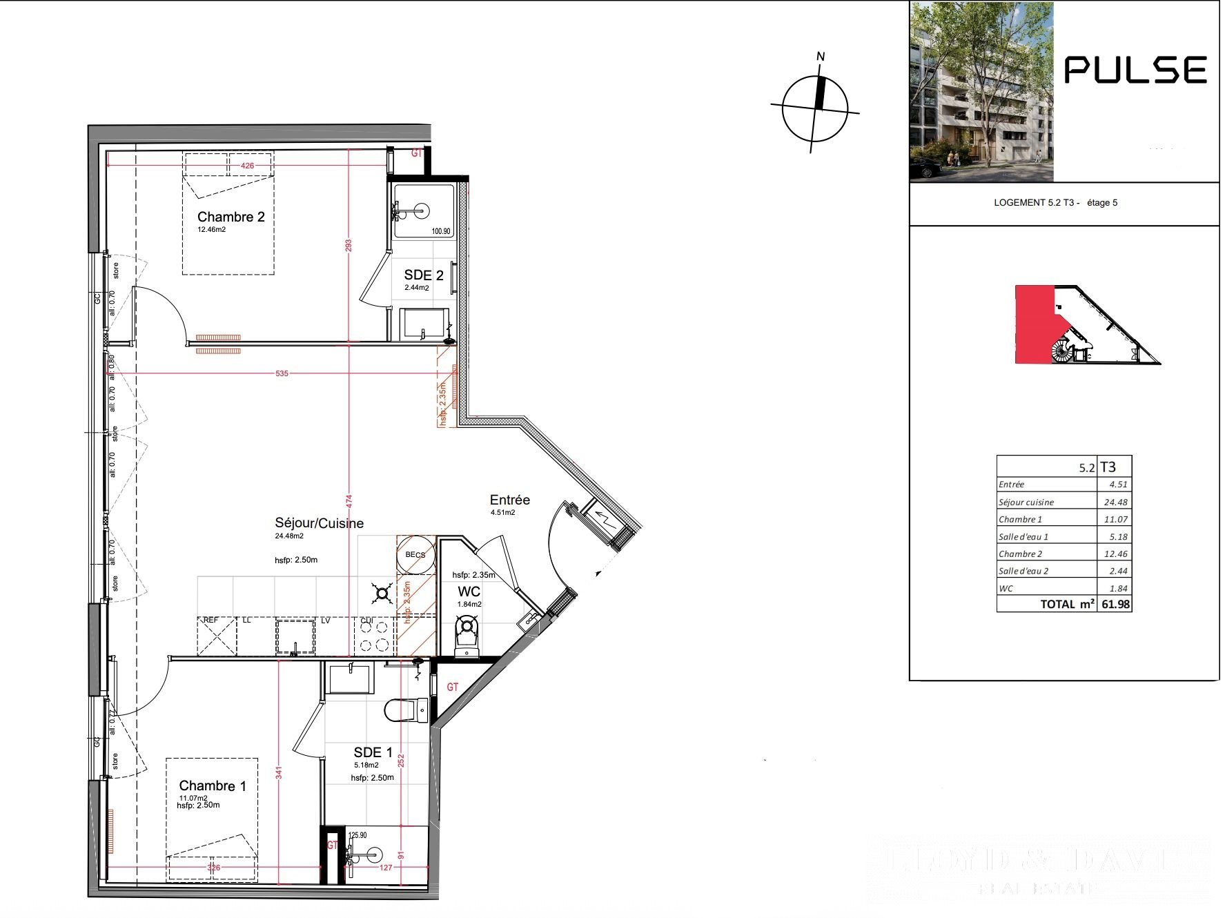 Appartement à vendre, 61m², Boulogne-Billancourt