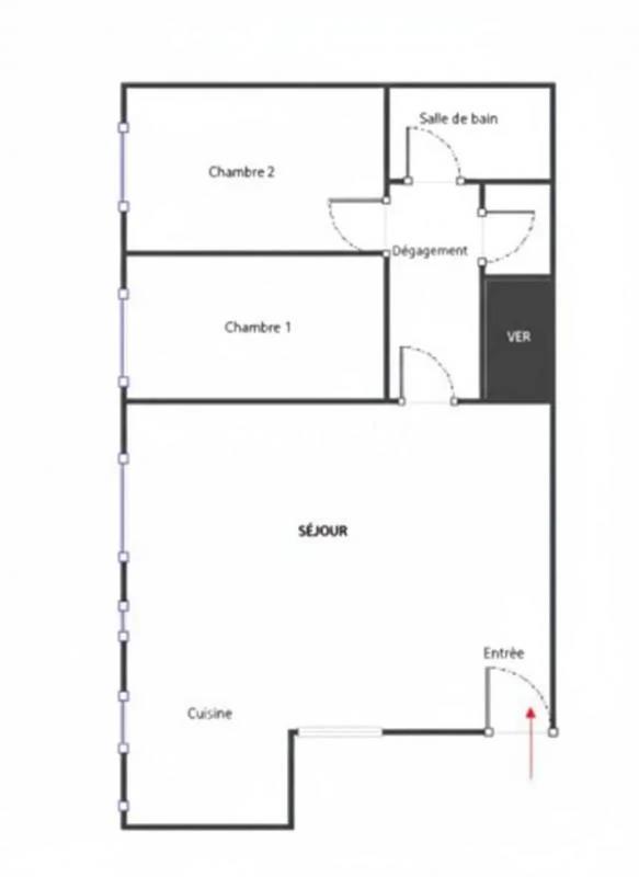 Appartement à vendre, 56m², Boulogne-Billancourt