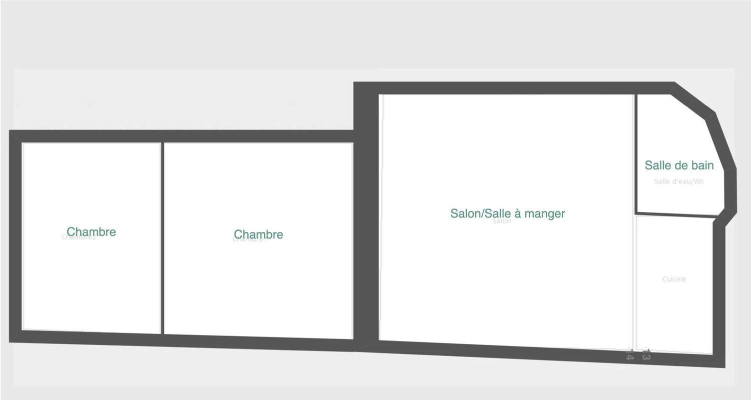 Appartement à vendre, 55m², Paris 18ème