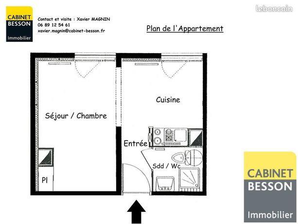 Appartement à vendre, 22m², Grenoble