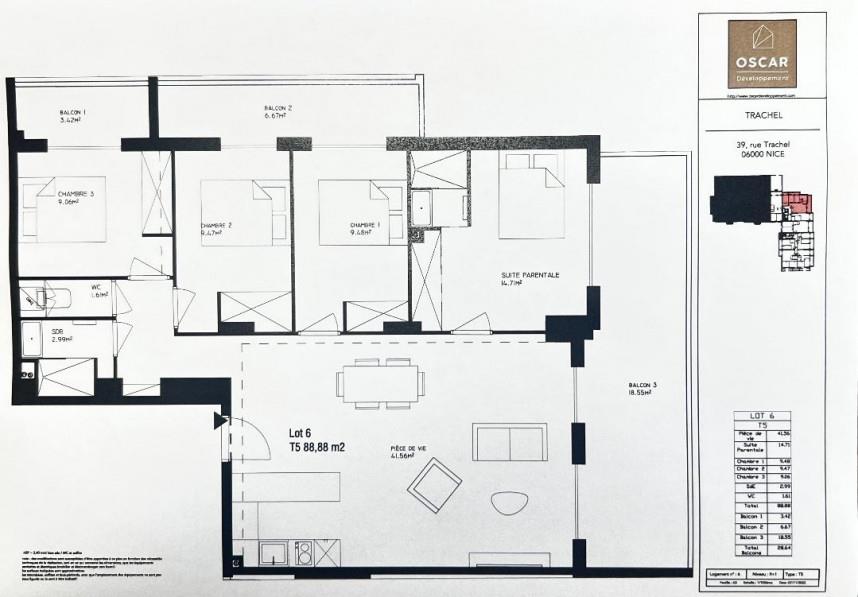 Appartement à vendre, 89m², Nice