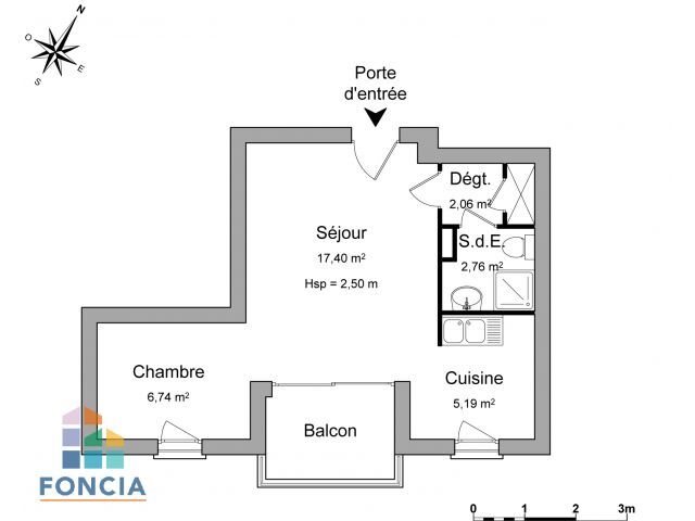 Appartement à louer, 34m², Hennebont