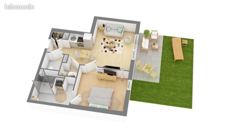 Appartement à louer, 43m², Nantes