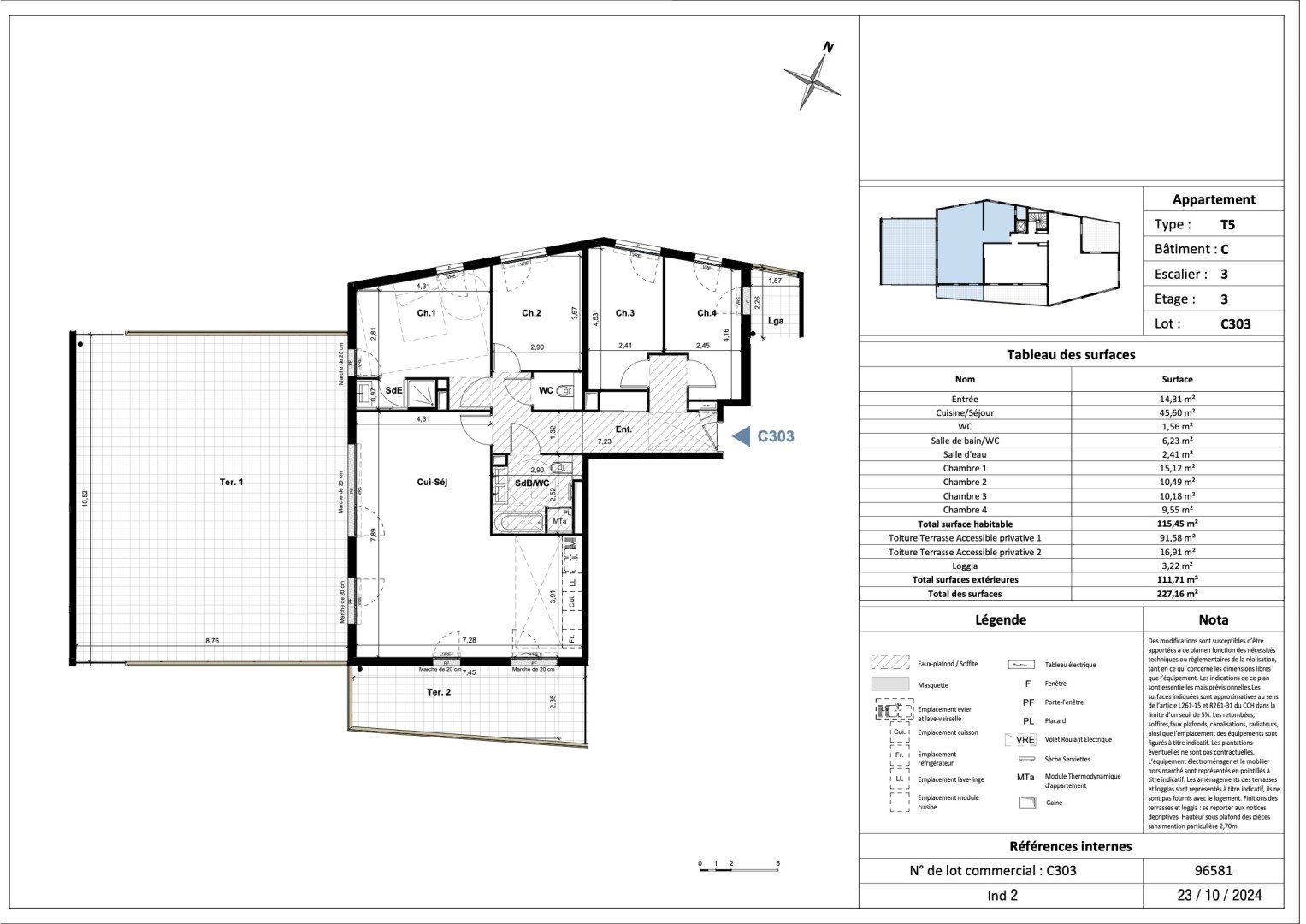 Appartement à vendre, 115m², Aix-en-Provence