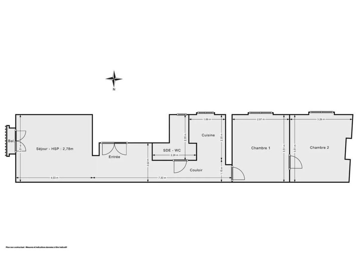 Appartement à vendre, 52m², Paris 14ème