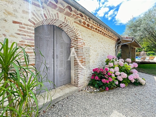 Charmantes Steinhaus: 5 Schlafzimmer, Swimmingpool und Außenanlagen