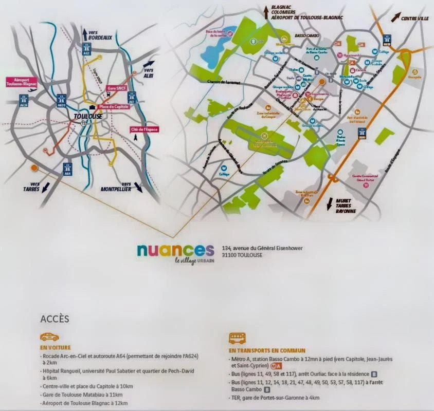 Appartement à louer, 46m², Toulouse