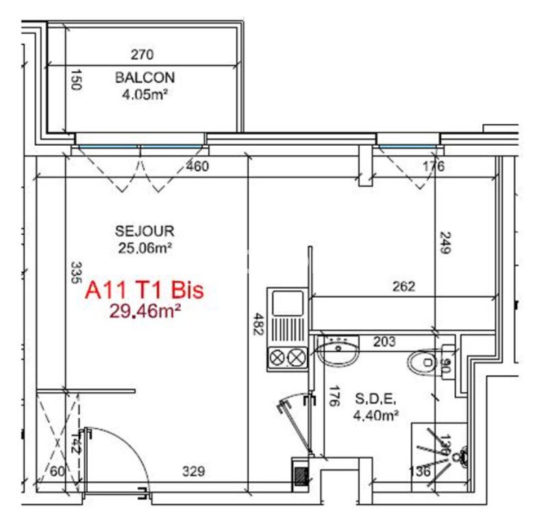 Appartement à vendre, 29m², Berck