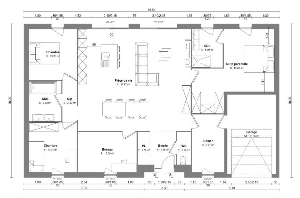 Maison à vendre, 130m², Cuvillers