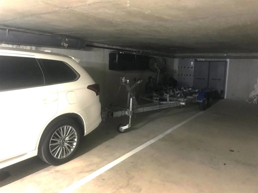 Spacious secure parking in the basement
