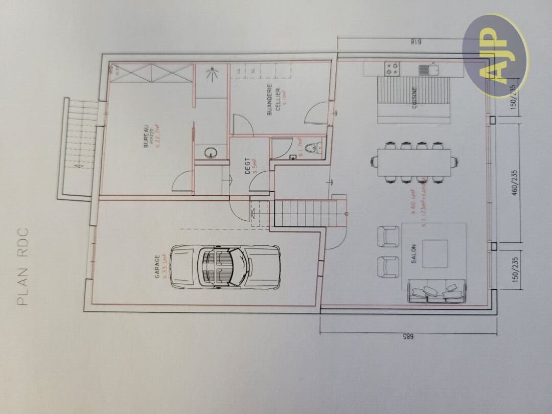 Appartement à vendre, 82m², Bordeaux