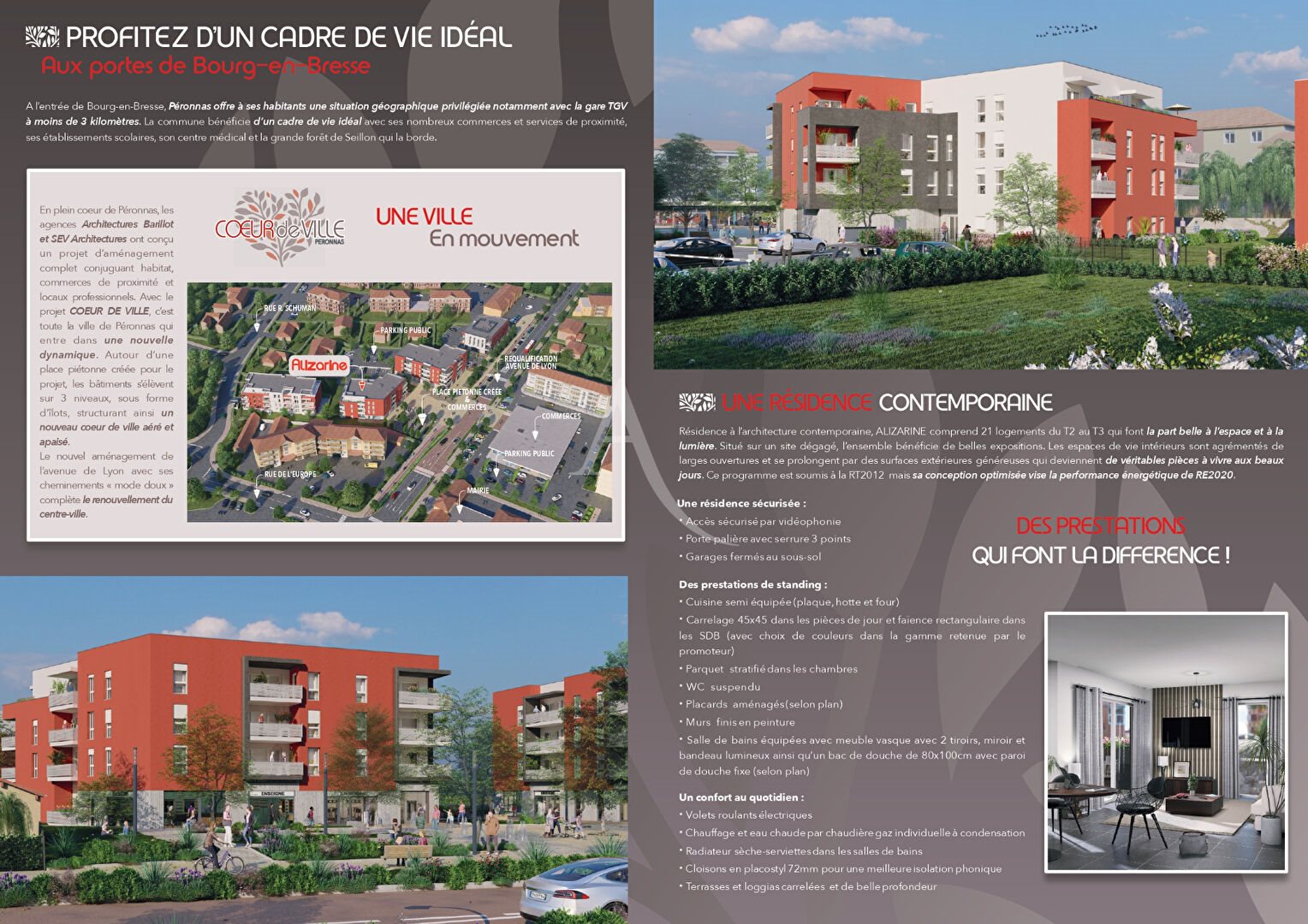 Appartement à vendre, 78m², Péronnas