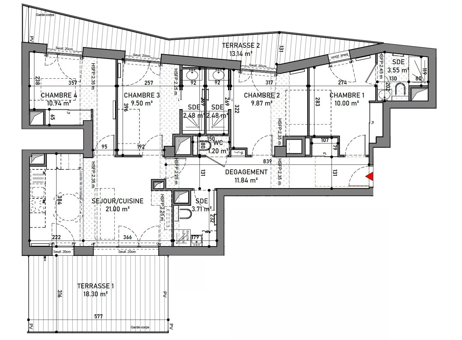 Appartement à vendre, 90m², Boulogne-Billancourt