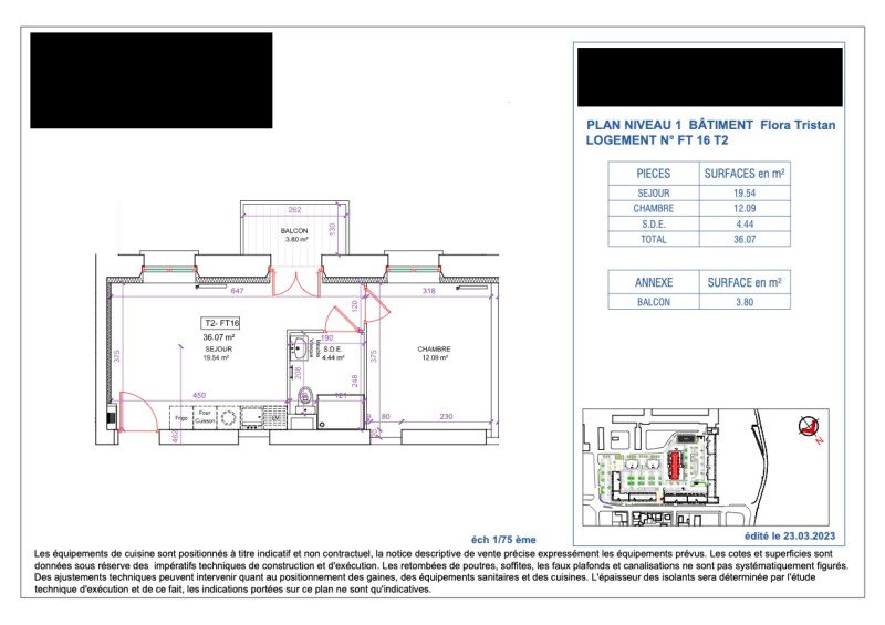 Appartement à vendre, 36m², Berck