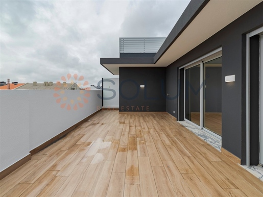 New T3+1 Duplex with 2 terraces - Montijo