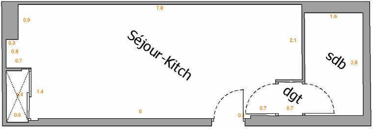 Appartement à louer, 19m², Rouen