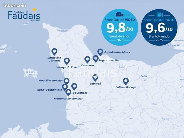 Maison à vendre, 30m², Saint-Sauveur-le-Vicomte