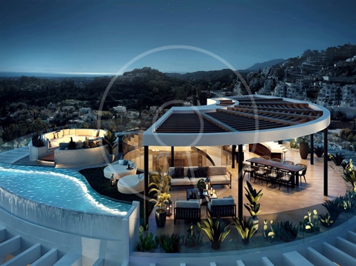 The View Marbella - Spezielles Penthouse mit 2 Terrassen und Pool