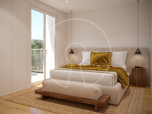 Neue 2-Zimmer-Wohnung mit Balkon in einer Wohnanlage in Grândola
