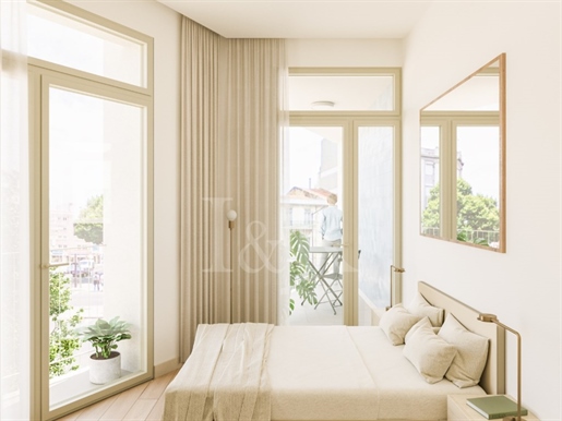 1 bedroom apartment with balcony in Praça do Chile, Lisbon