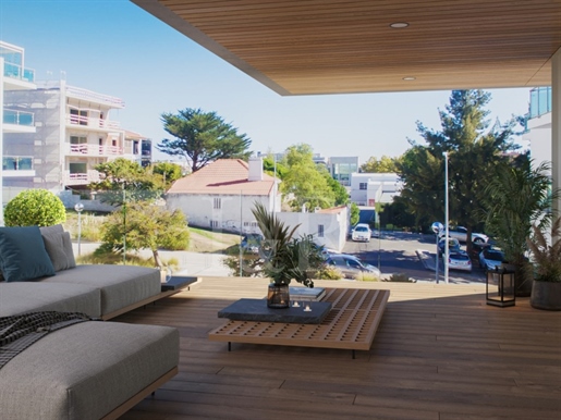 Fantastique appartement de 3 pièces avec terrasse et parking à Cascais