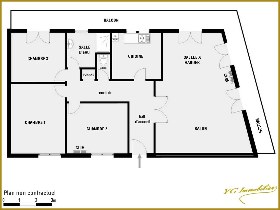 Appartement à vendre, 90m², Toulon