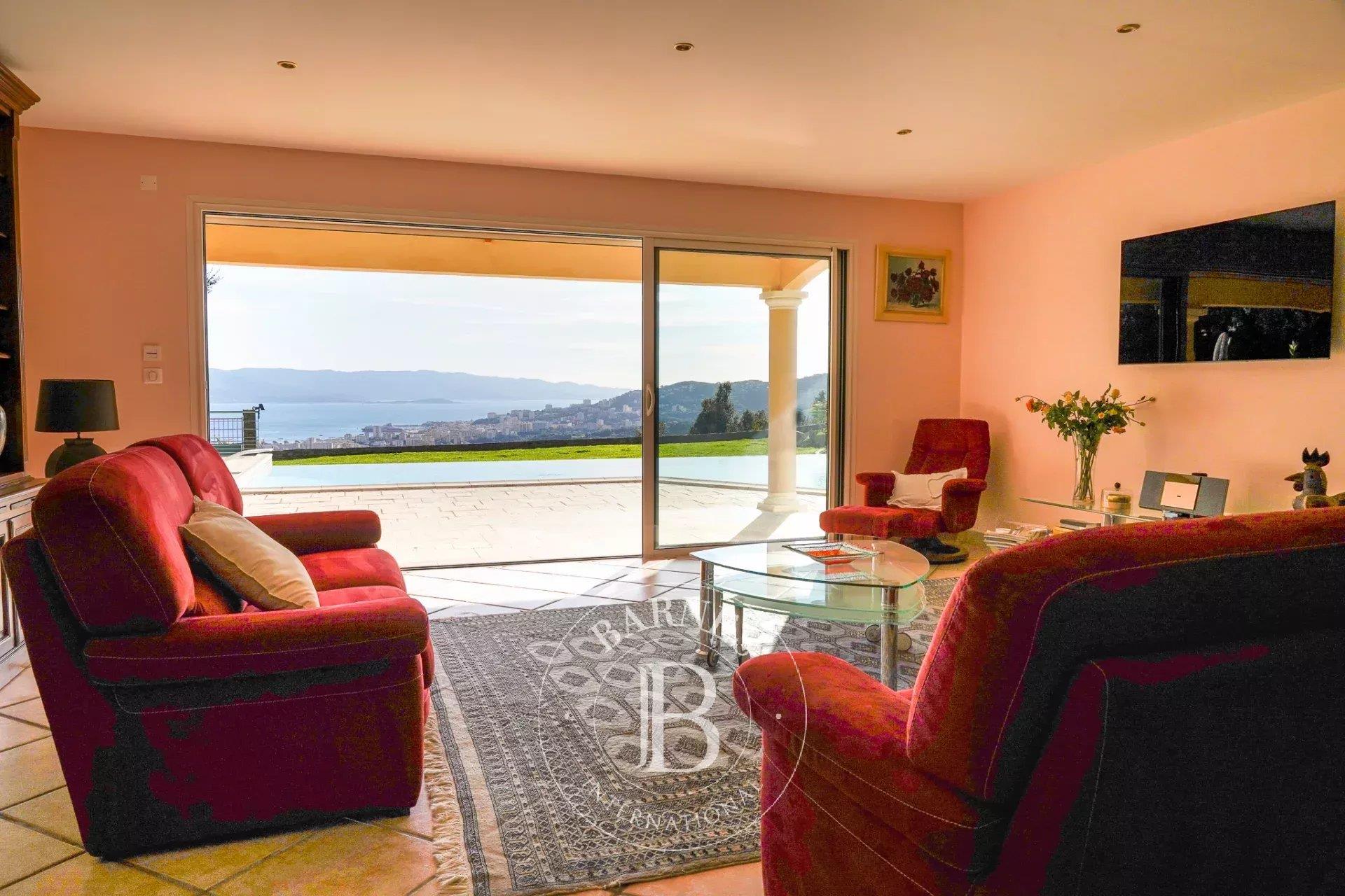 Near Ajaccio, Alata, panoramic sea views, 5 rooms
