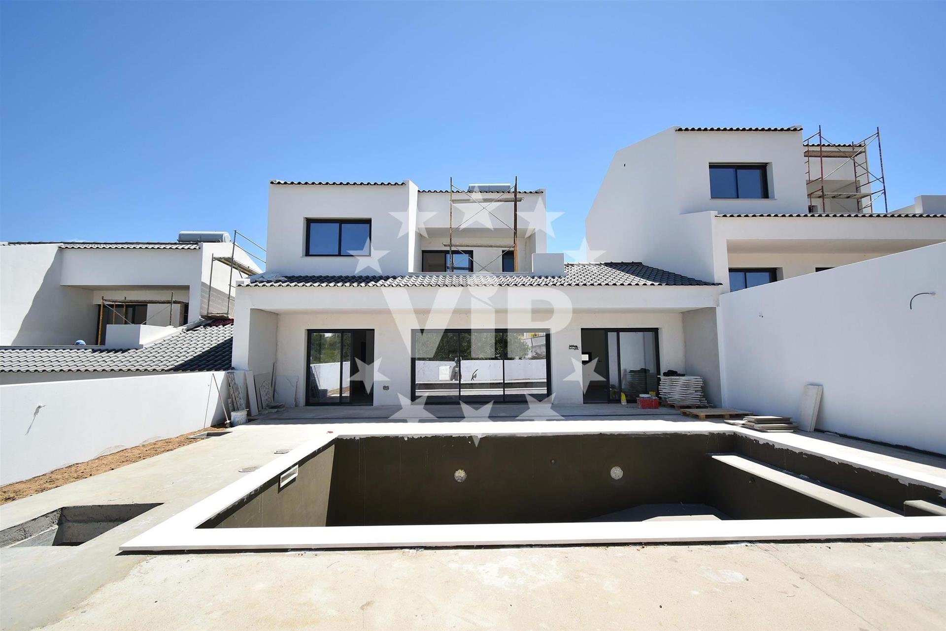 Boliqueime - Patã - Stadthaus Mit 3 Schlafzimmern Und Privatem Pool