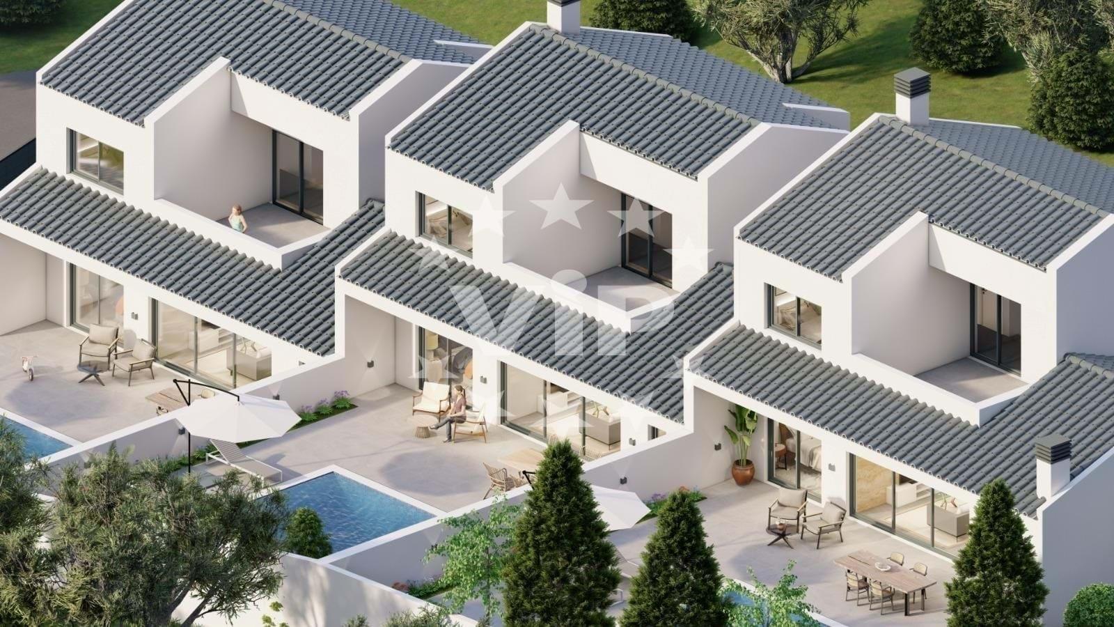 Boliqueime - Patã - Stadthaus Mit 3 Schlafzimmern Und Privatem Pool