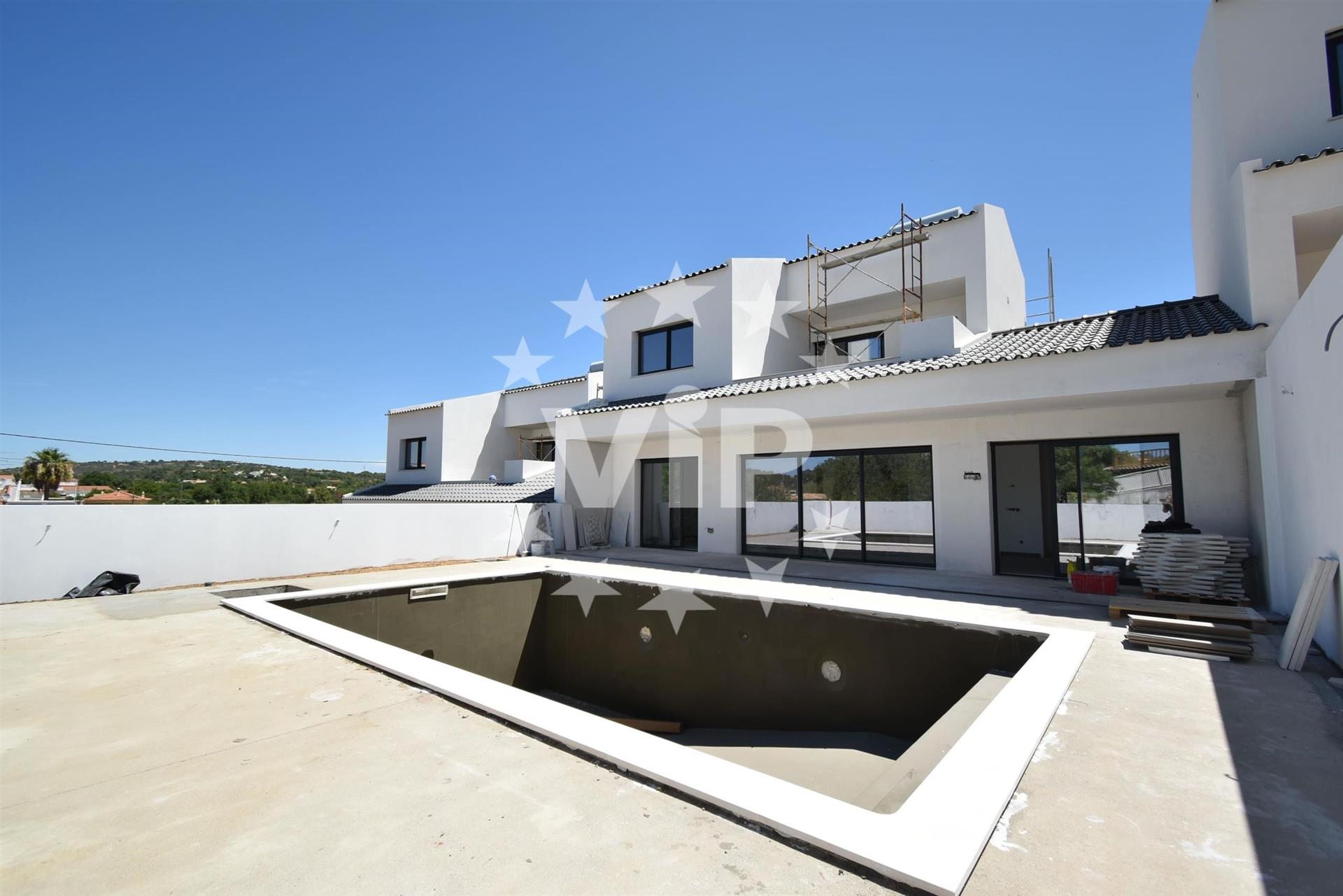 Boliqueime - Patã - Stadthaus Mit 3 Schlafzimmern Und Privatem Pool