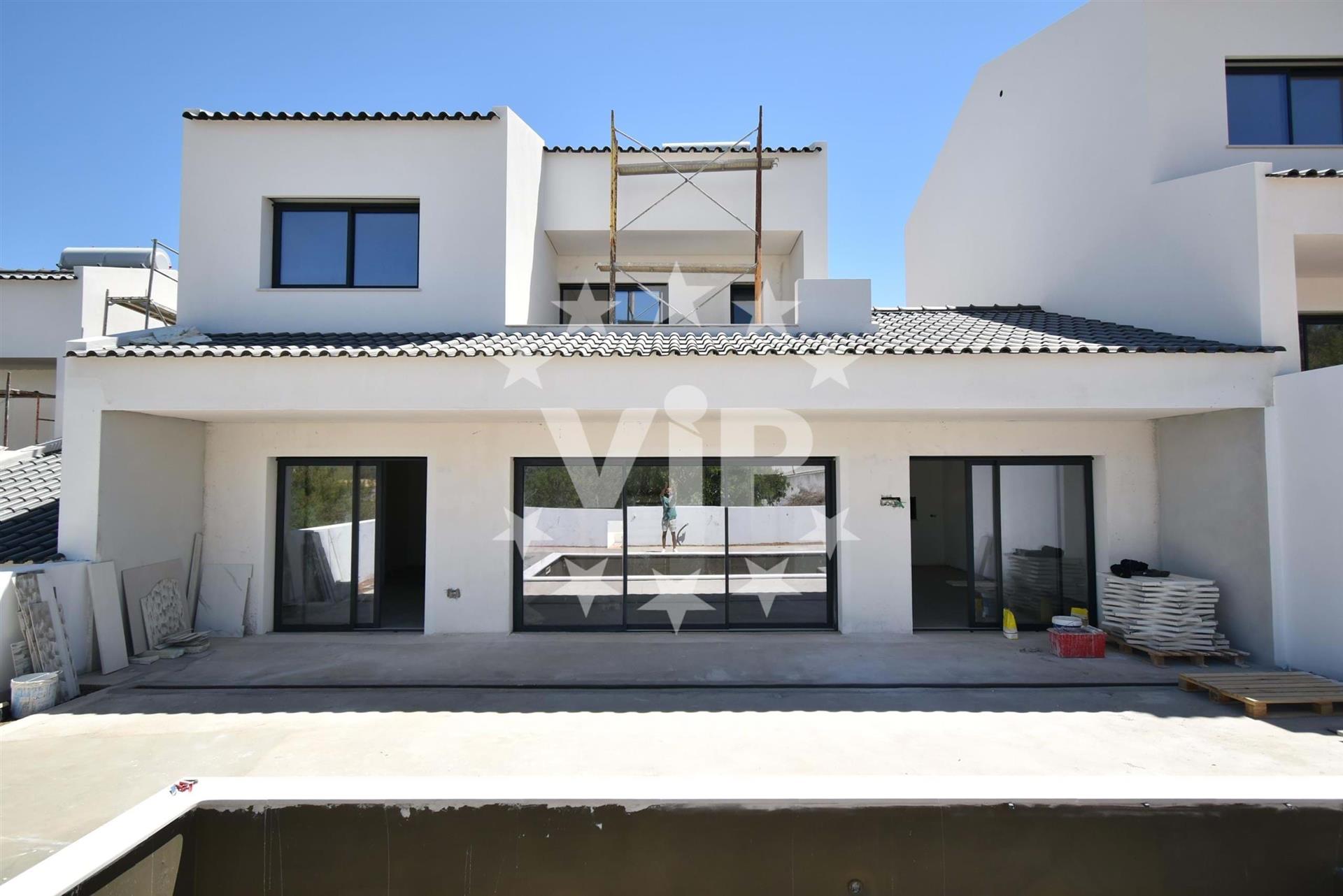 Boliqueime - Patã - Stadthaus Mit 3 Schlafzimmern Und Privatem Pool