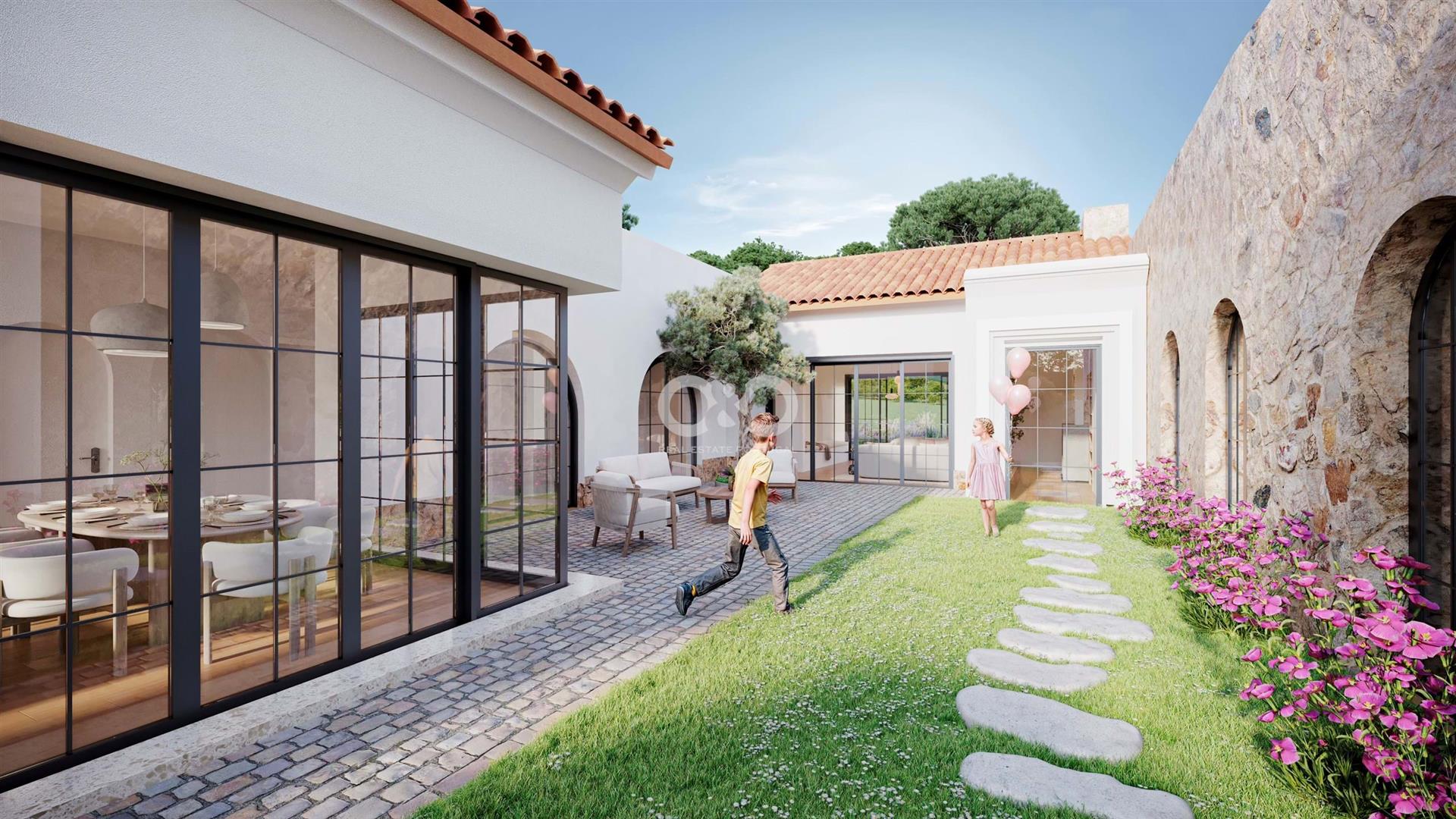2,8 Hectares de Terreno com licença de construção e projeto a 5 minutos do centro da Luz