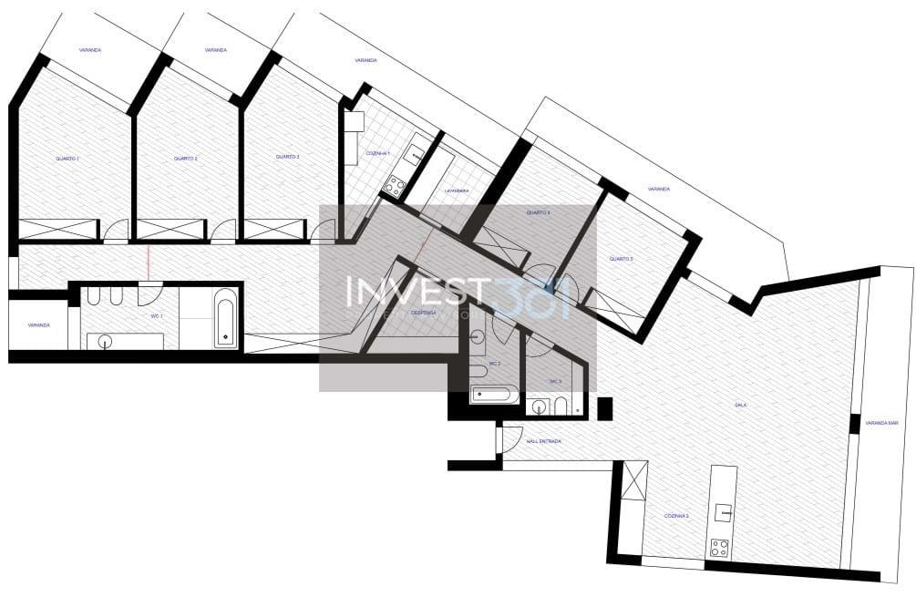 Luxury 5+2 bedroom apartment, beachfront, with sea view!