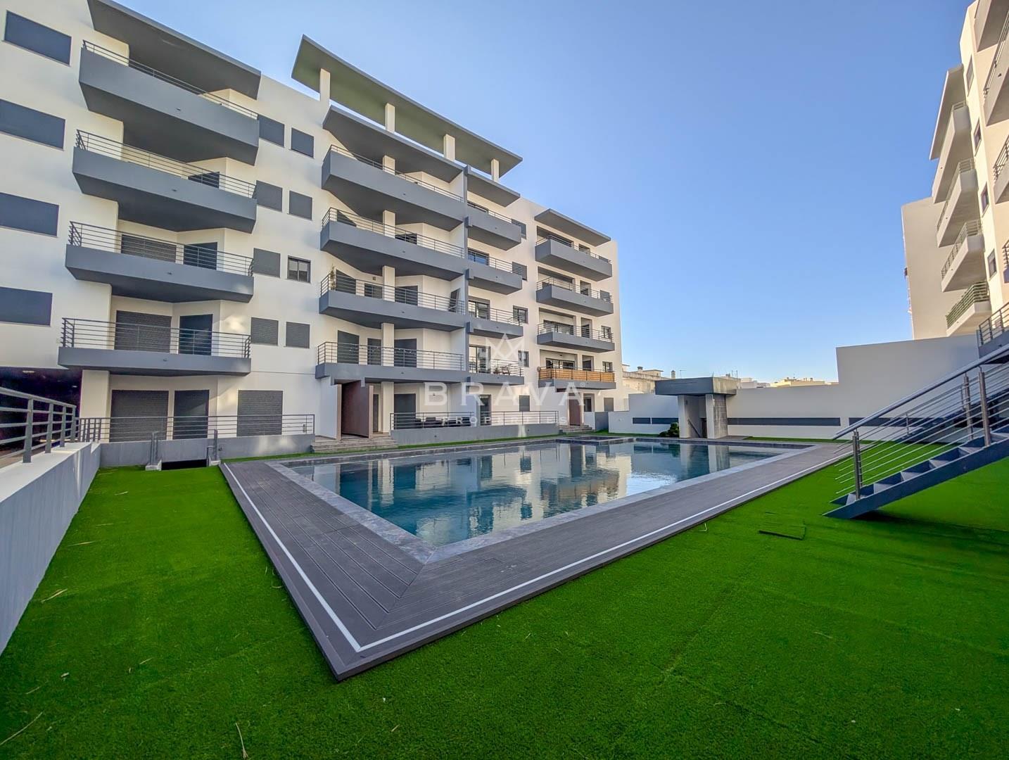 3-Zimmer-Wohnung mit Pool, Garten und Parkplatz in Olhão | Neubau