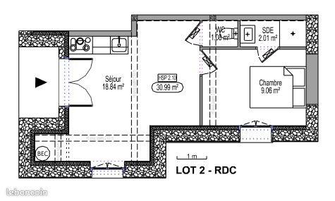 Appartement à vendre, 31m², Aizenay