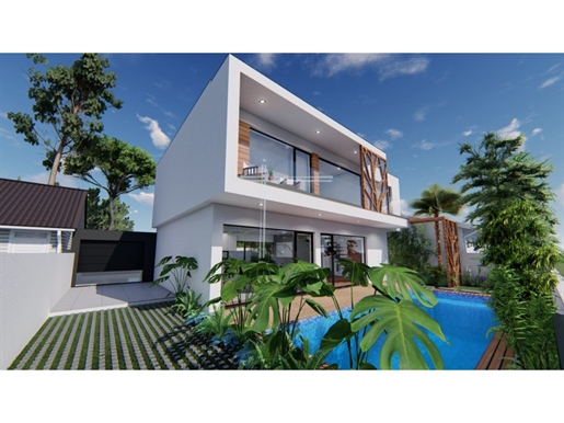 Semi-Detached house with garage and swimming pool - Quintinhas