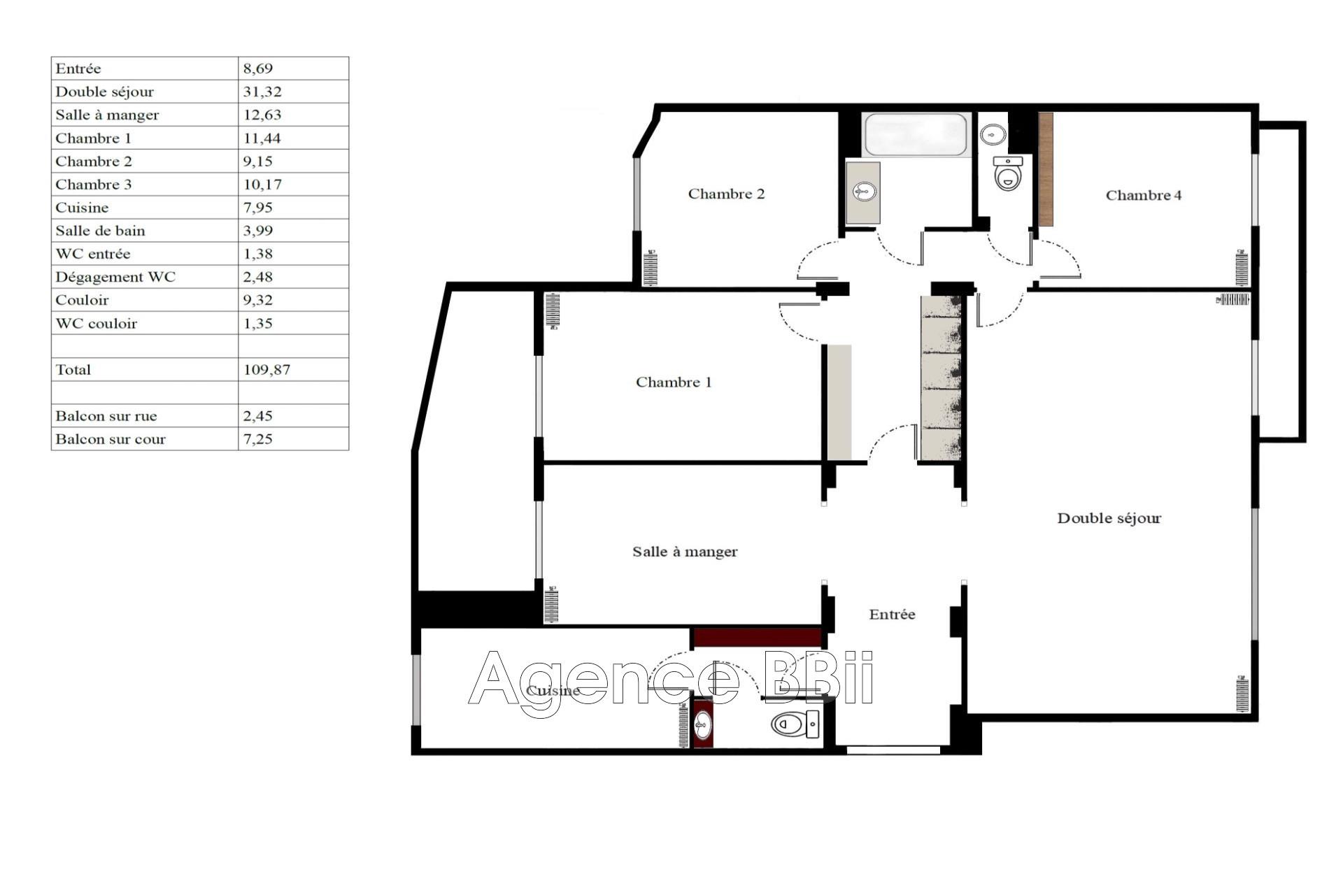 Appartement à vendre, 110m², Paris 14ème