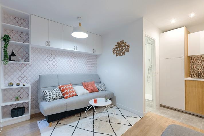 Appartement à louer, 19m², Paris 18ème