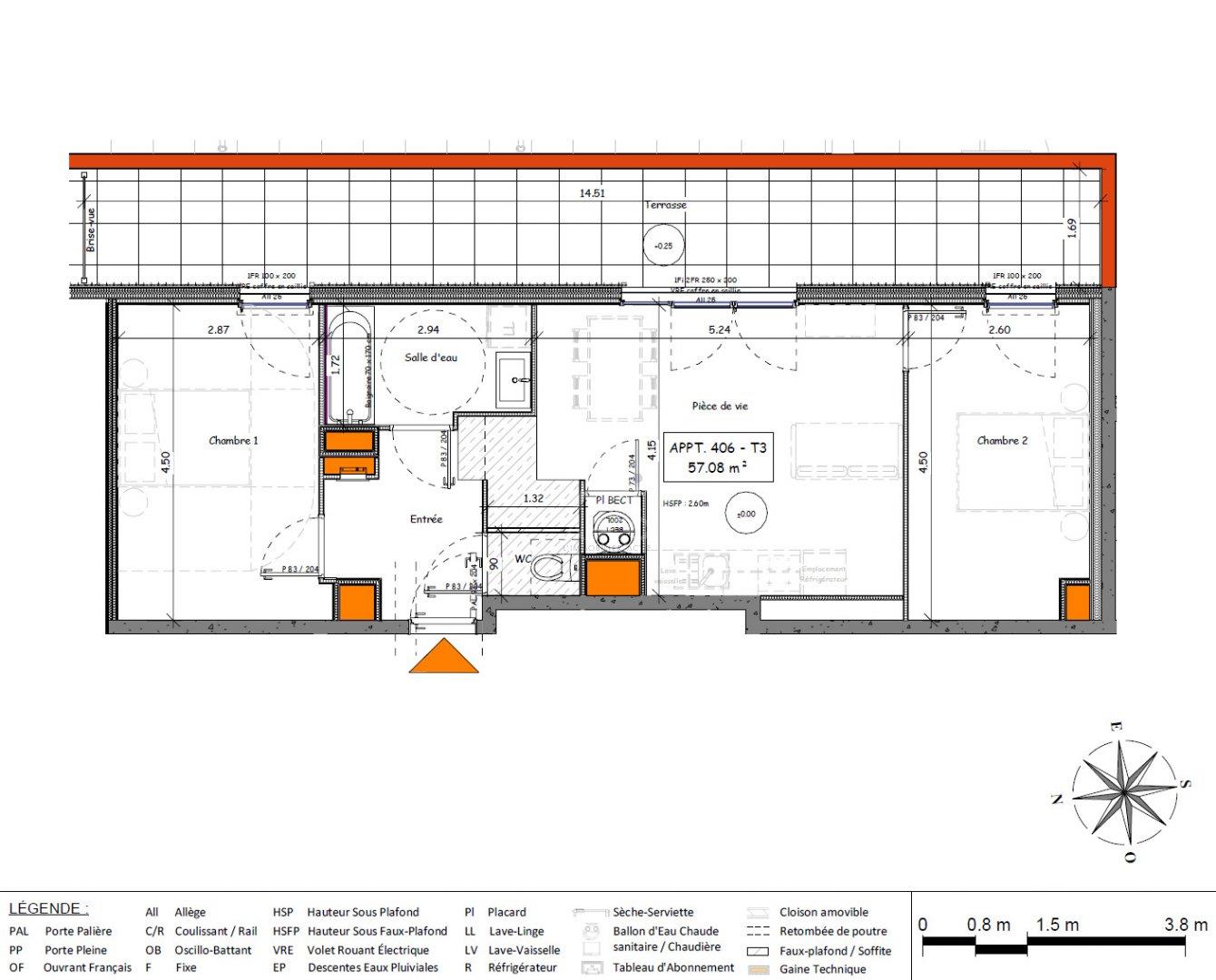 Appartement à vendre, 57m², Montaigu-Vendée
