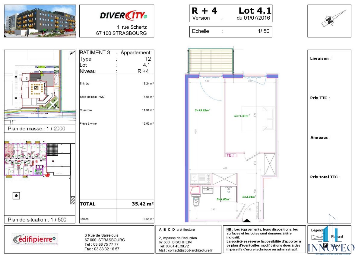 Appartement à louer, 35m², Strasbourg